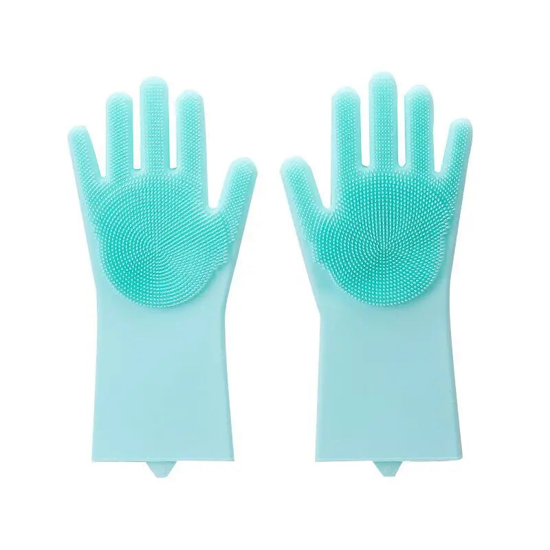 Silicone Dish Washing Gloves For Kitchen 