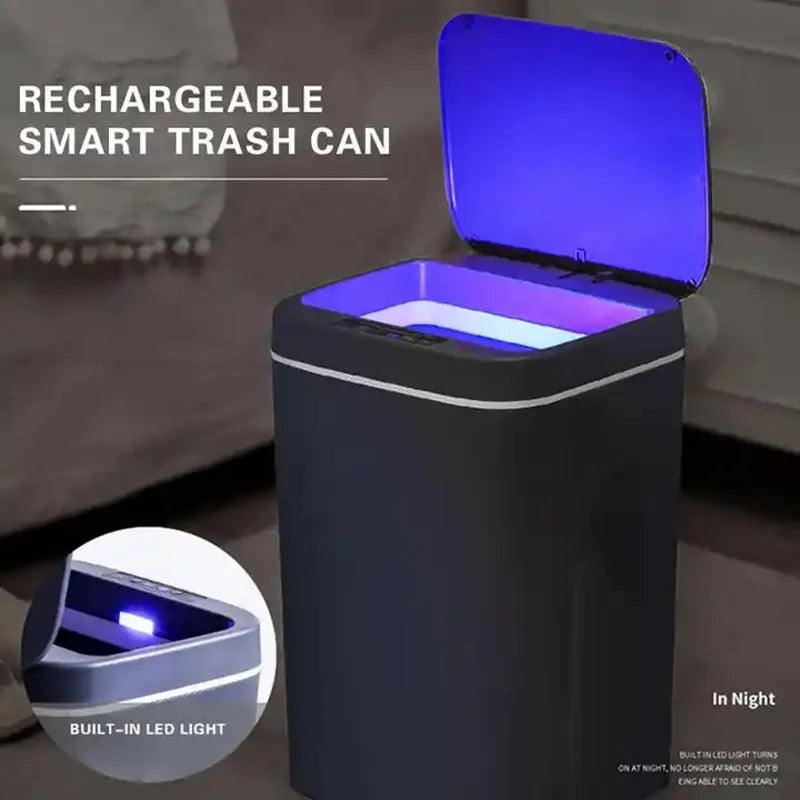 Automatic Sensor Trash Can Electric Touchless Smart | Yazijico™ 