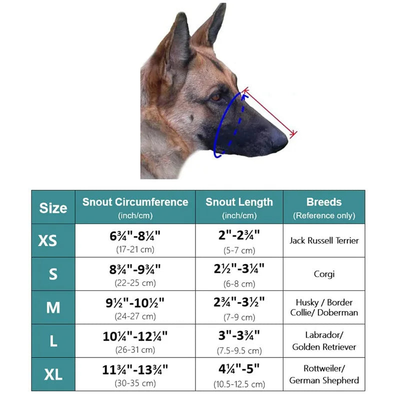 Yazijico™  Dog Mouth Muzzles Adjustable Breathable - Yazijico™ 