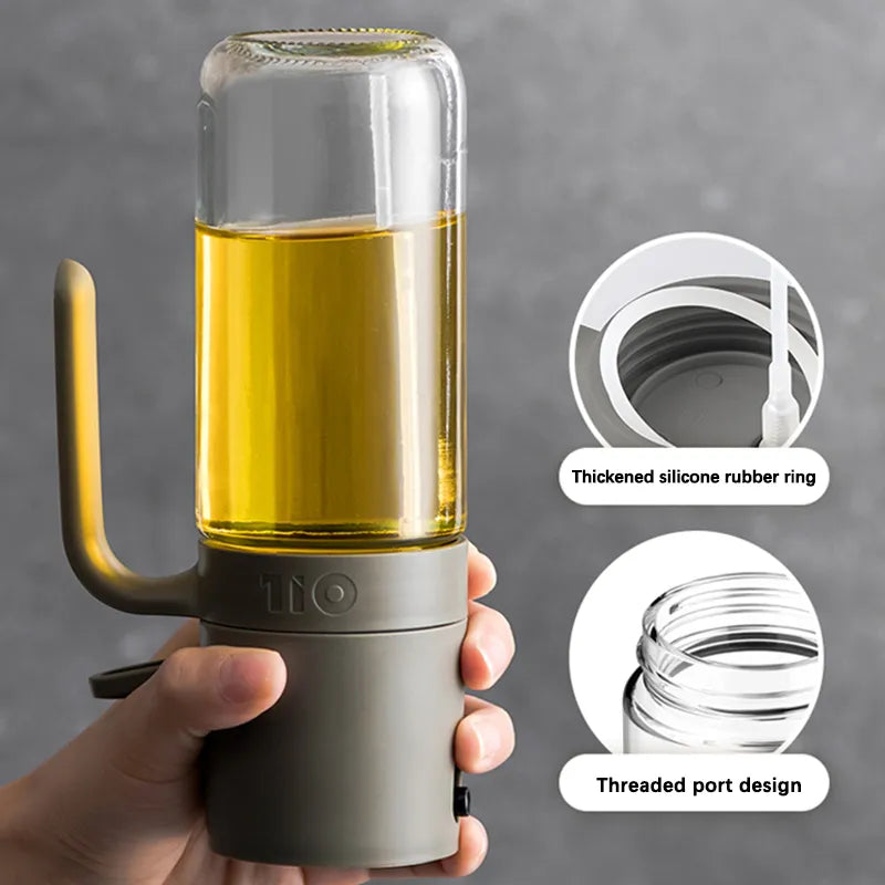 Oil Spray Bottle High Borosilicate Glass Cooking | Yazijico™ 