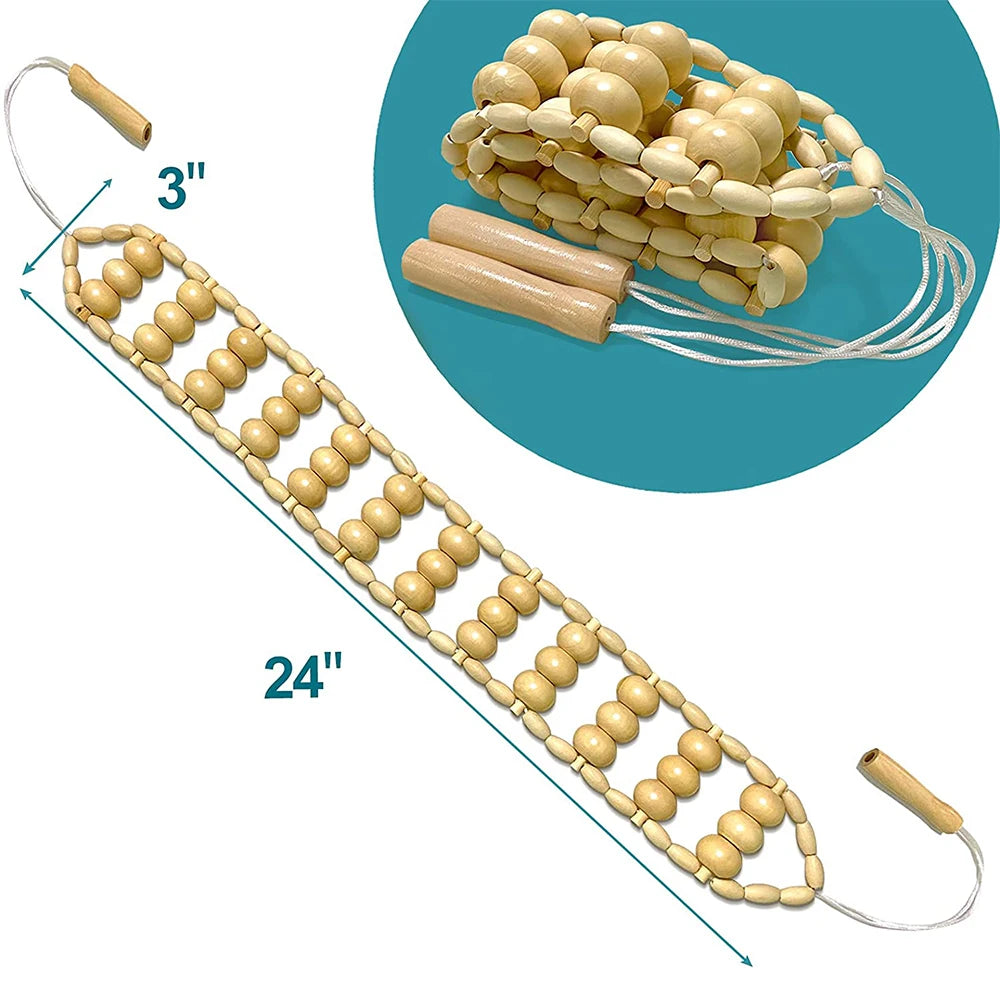 Yazijico™  Wood Massage Roller - Yazijico™ 