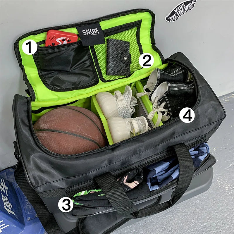 Gym Bag Fitness Bag  personality team training bag | Yazijico™ 