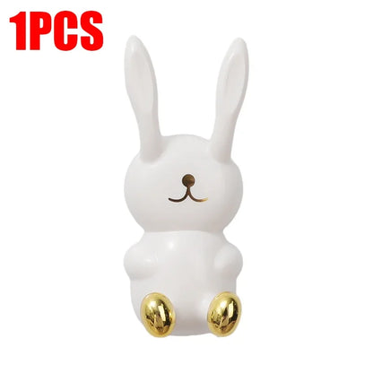 Cartoon Rabbit Toothbrush Holder Wall Mounted | Yazijico™