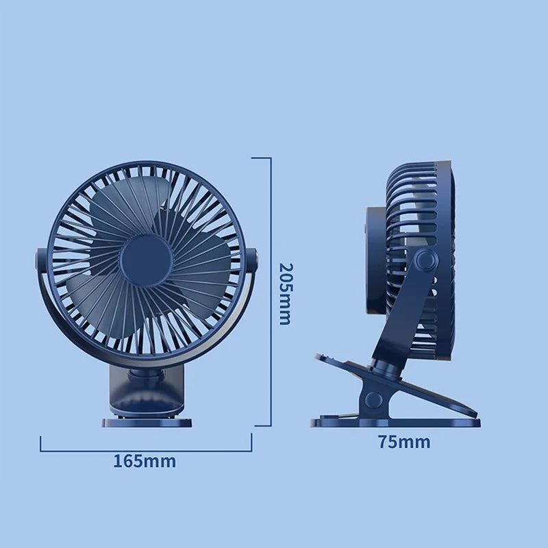 Fan Rechargeable Portable Adjustable Strong  