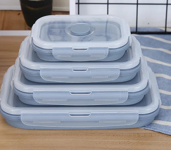 Lunch Box  Folding Bowl Outdoor Silicone | Yazijico™ 