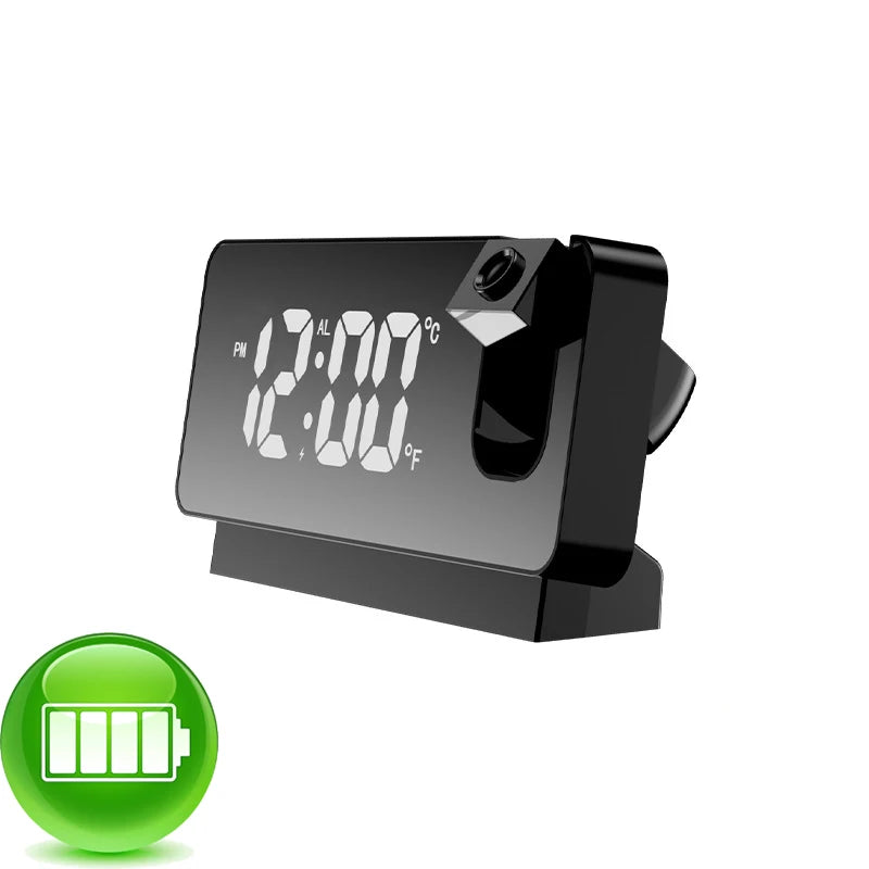 Projection Alarm Clock for Bedroom | Yazijico™ 