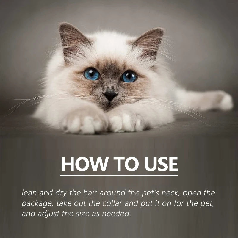 Pet Fleas and Ticks Remover Collar Adjustable Mosquitoes Collar | Yazijico™ 