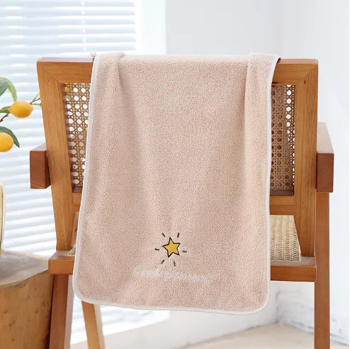 Cute Baby Towel Coral Velvet Kids Bath  Washcloth  | Yazijico™