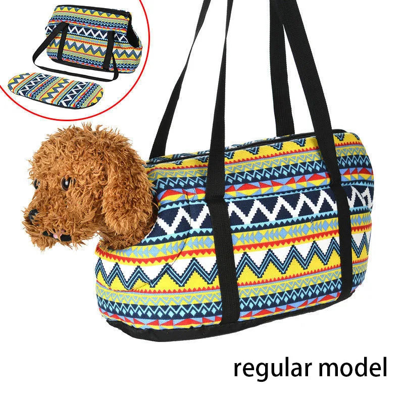 Pet Backpack Carrier Outing Travel Crossbody Portable Bag | Yazijico™ 