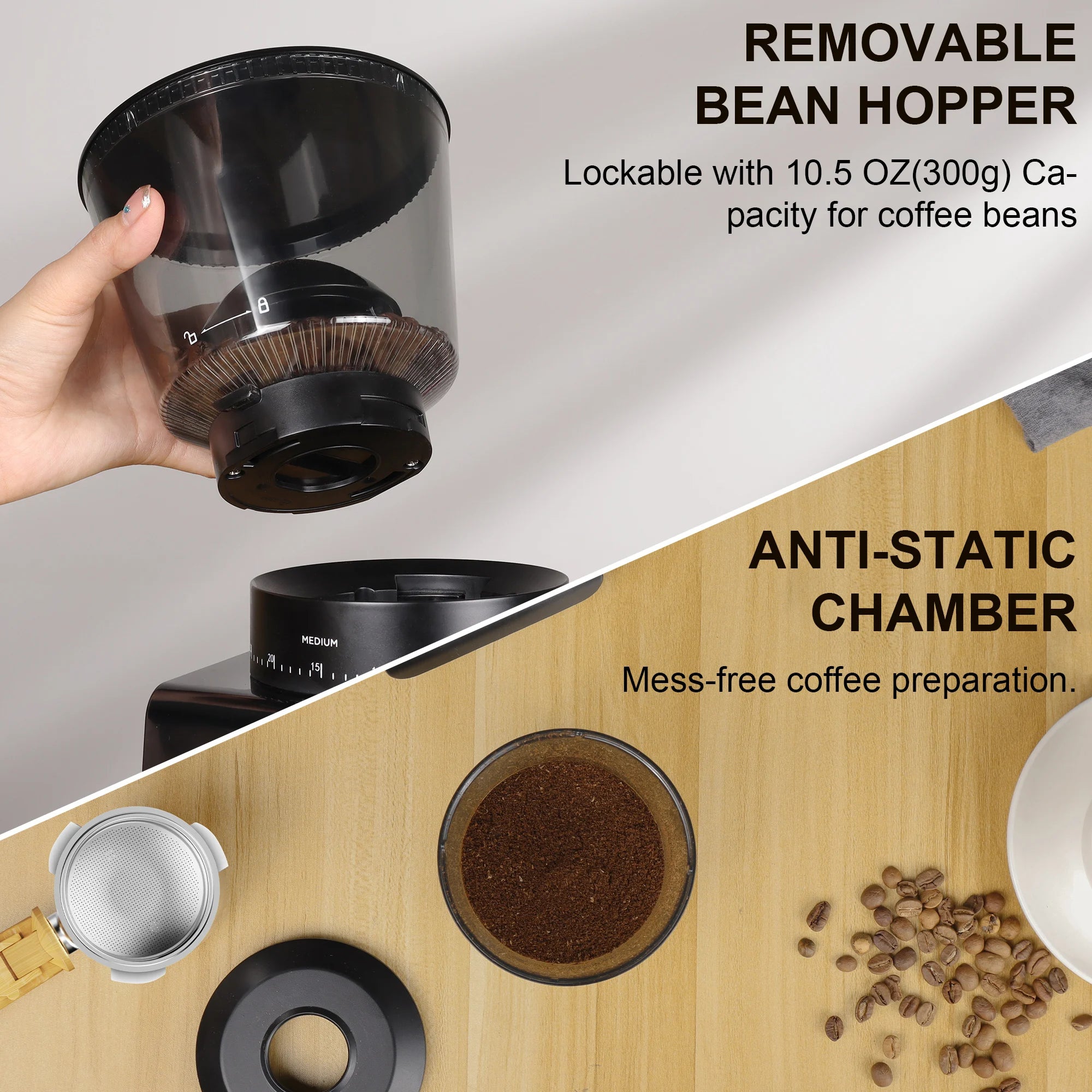 Coffart Automatic Burr Mill Electric  | Yazijico™