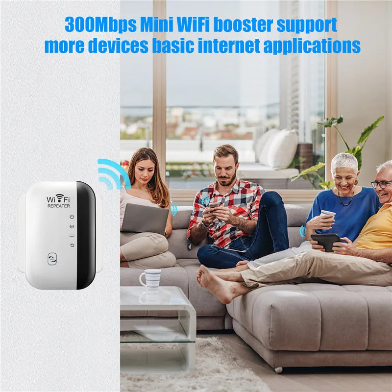 WiFi Repeater WiFi Extender Amplifier WiFi Booster | Yazijico™