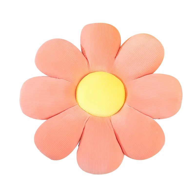 Stuffed Six Petal Flower Cushion Girly Room | Yazijico™ 