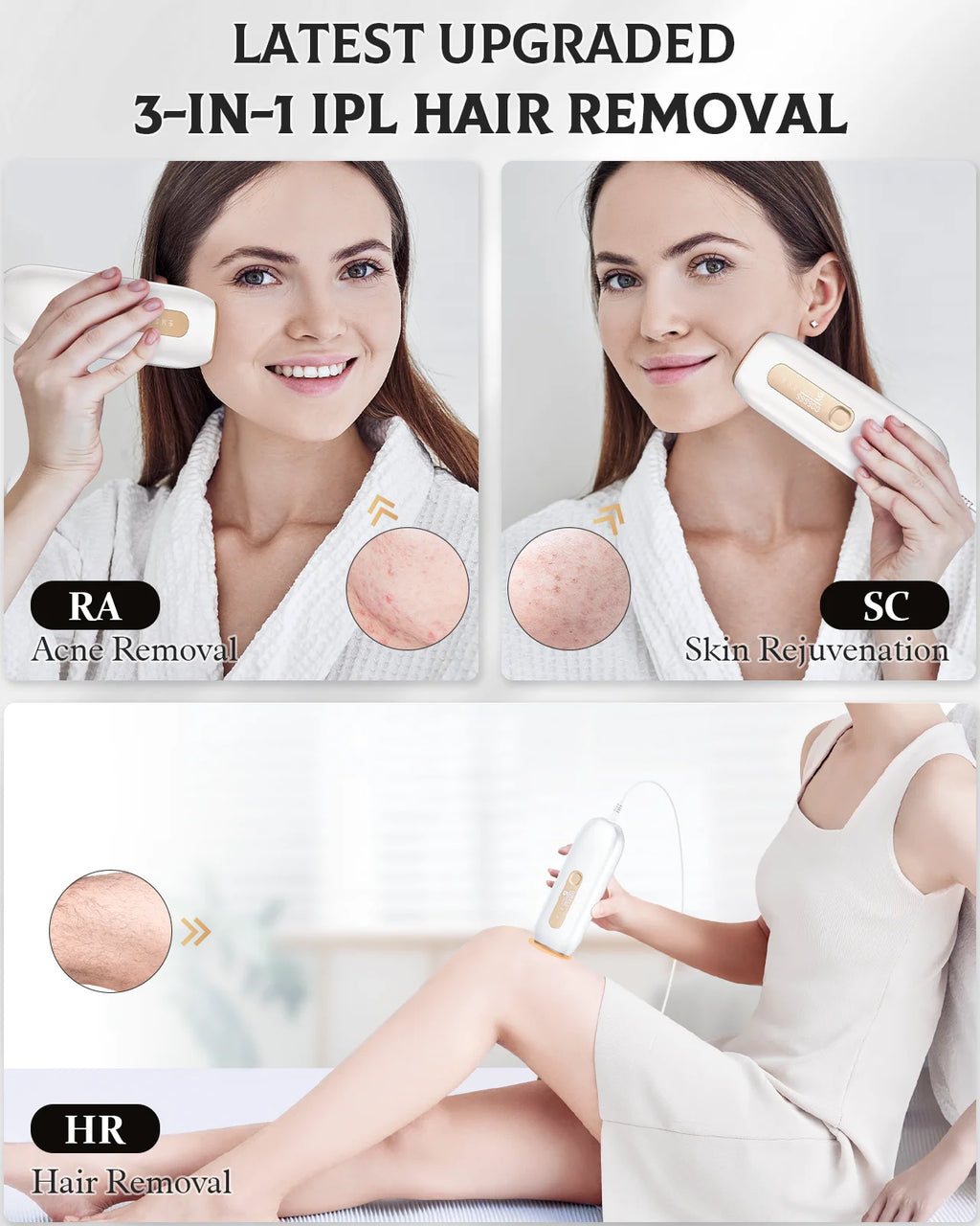 Hair Removal Display Painless Electric Epilator| Yazijico™