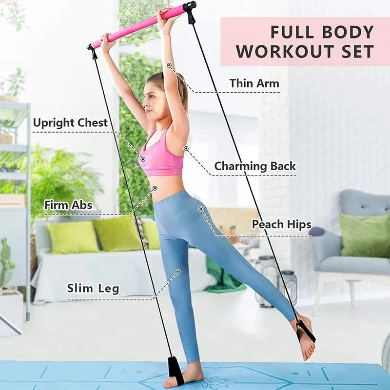 Multifunctional Pilates Bar Combination Fitness Yoga 