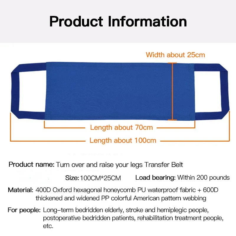 Elderly Bedridden Waterproof Pad Turn Over Transfer 