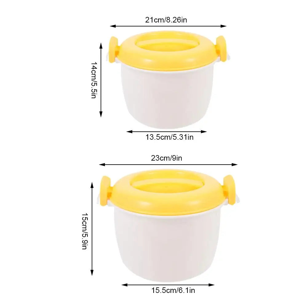 Microwave Rice Cooker Steamer Pot Pastamaker Oven | Yazijico™ 