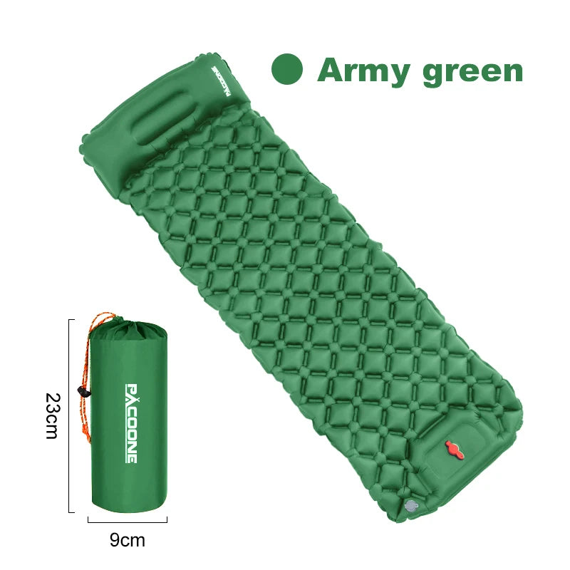 Outdoor Camping Sleeping Pad Inflatable Mattress | Yazijico™ 