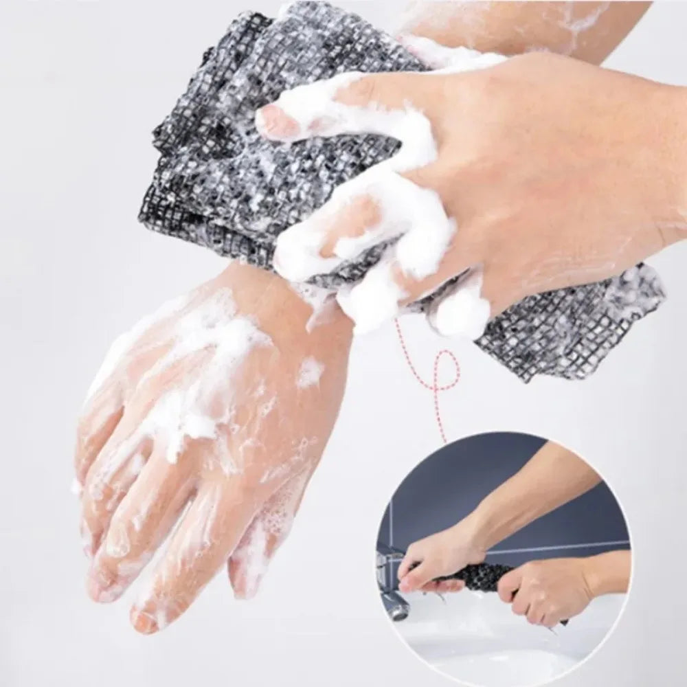 Rubbing Washcloth Bath Nylon Towel  Brush | Yazijico™