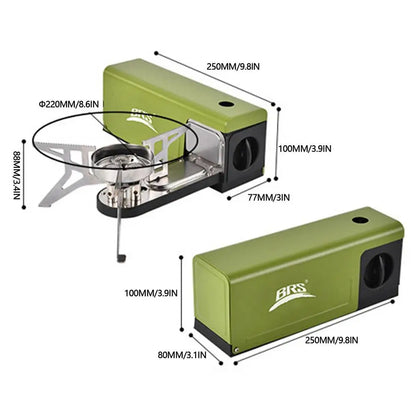 Folding Cassette Stove Camping Portable Gas | Yazijico™ 