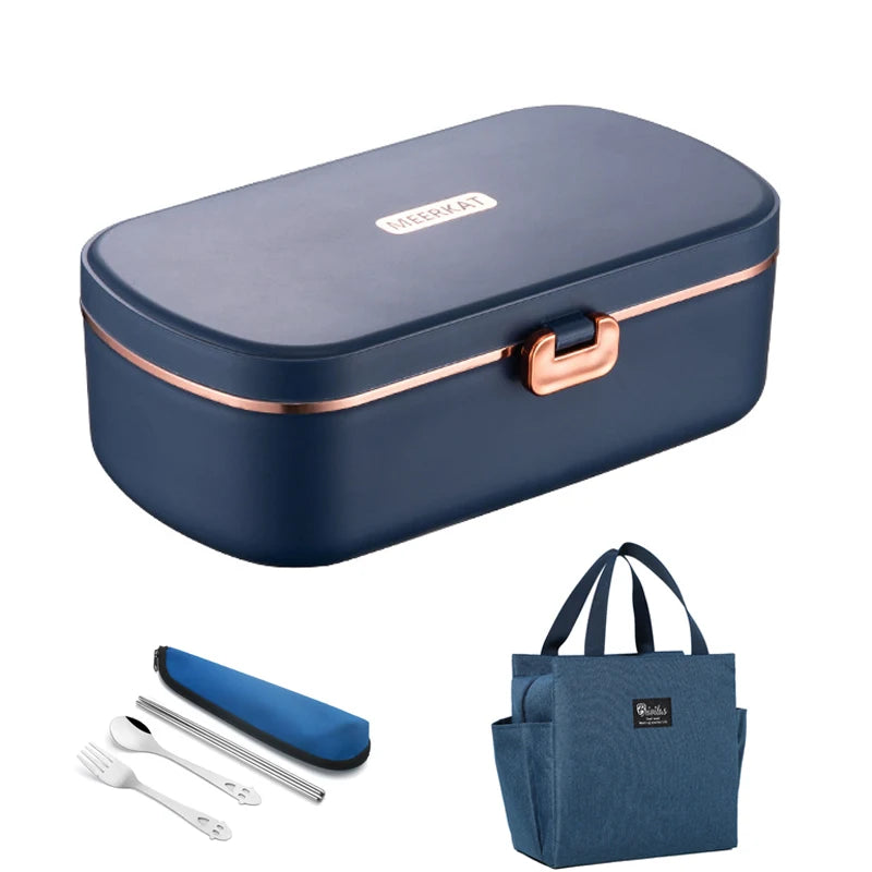 Stainless Steel  Electric Heating Lunch Box Portable | Yazijico™ 