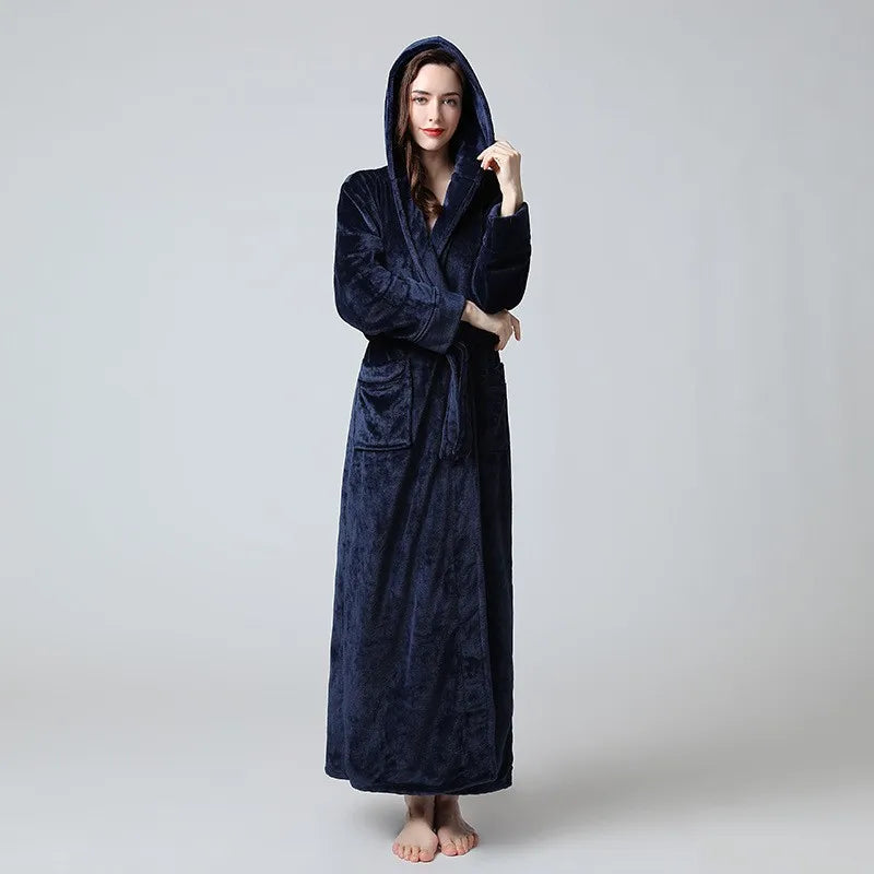 Bathrobe Flannel Dressing Gown Couple  | Yazijico™