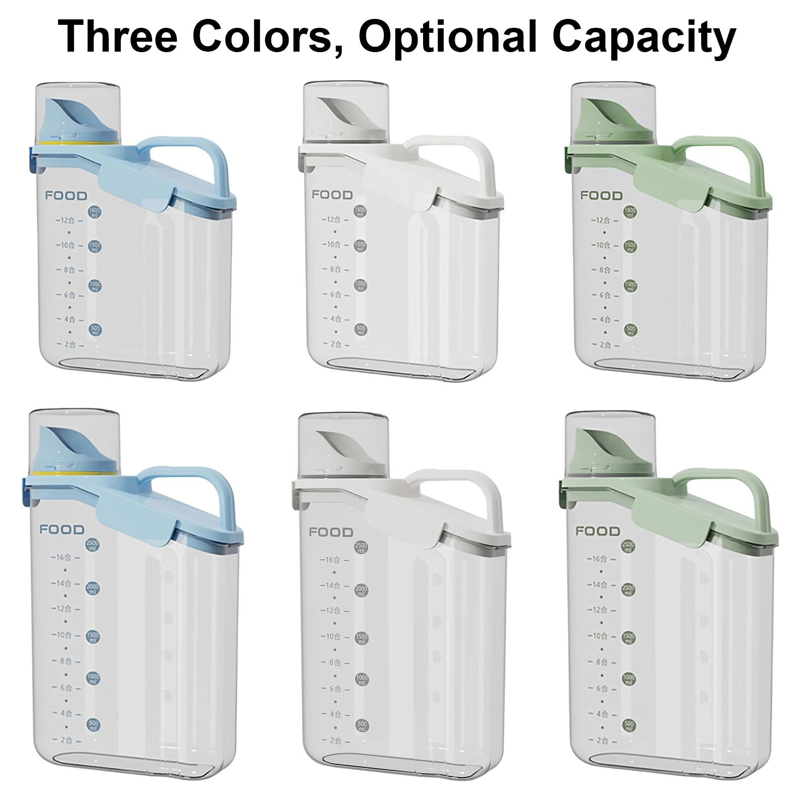 Storage Box Cereals Container Scale | Yazijico™ 