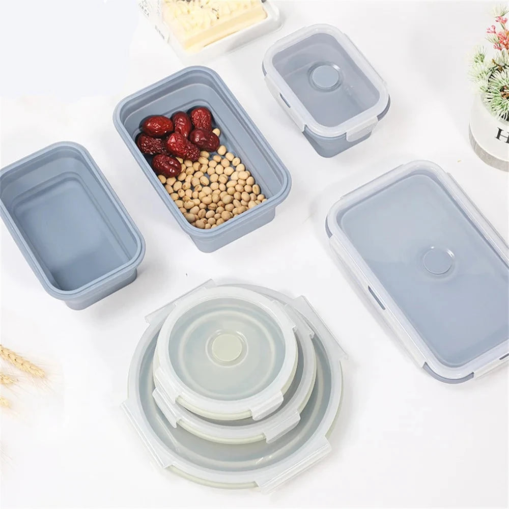Lunch Box  Folding Bowl Outdoor Silicone | Yazijico™ 