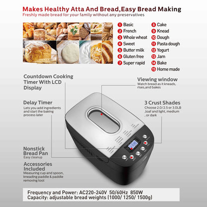 Yazijico™  Automatic Bread Machine - Yazijico™ 