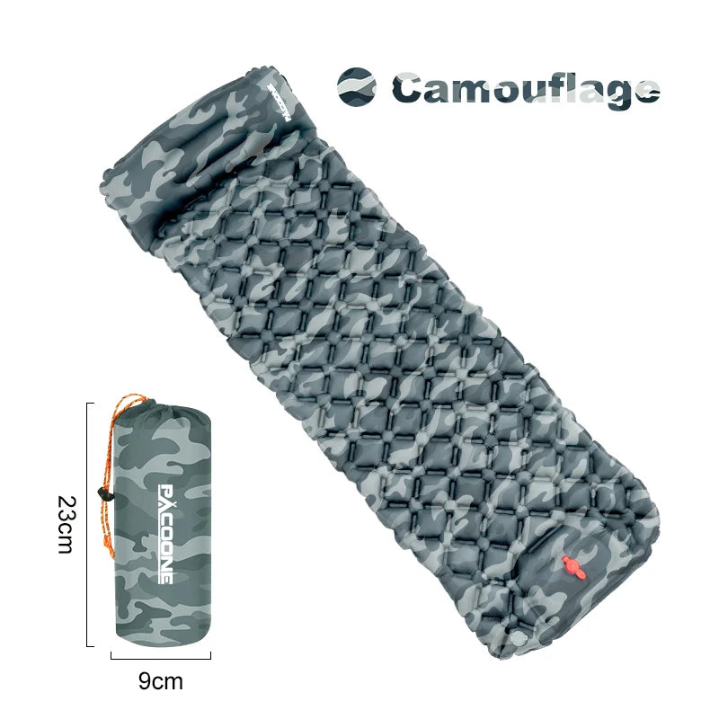 Outdoor Camping Sleeping Pad Inflatable Mattress | Yazijico™ 