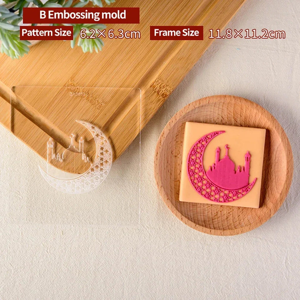 Cake Decorating Tools Ramadan Cookie Press Stamp | Yazijico™  