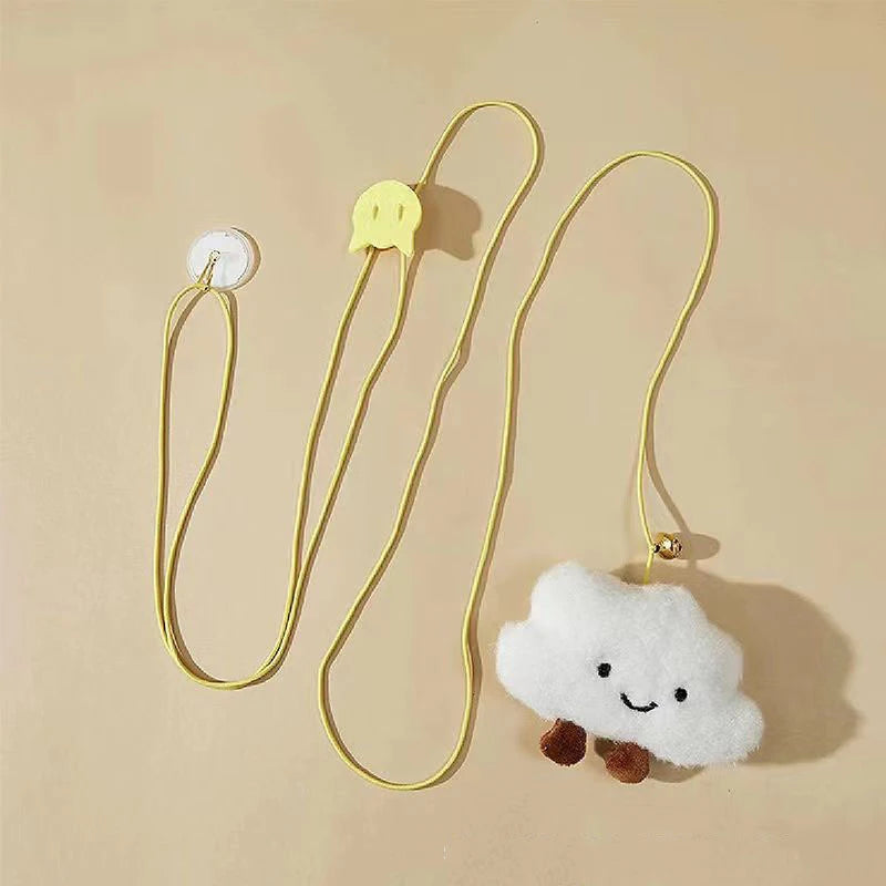 Pet Cat Toys Funny Stick Kitten Self -hi Elastic Rope| Yazijico™ 
