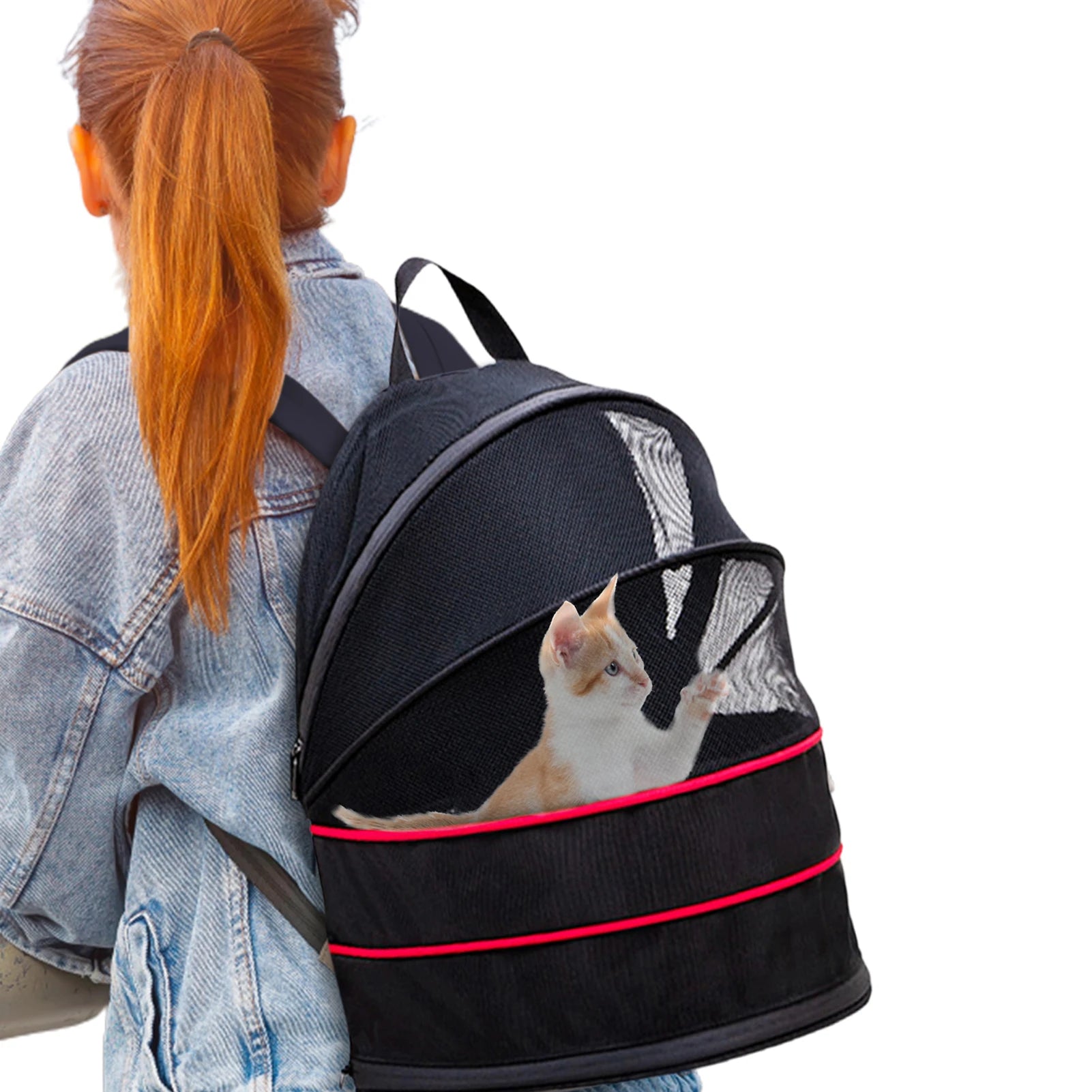 Pet Backpack Carrier Summer Breathable | Yazijico™ 