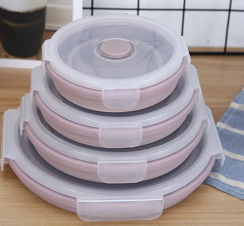 Lunch Box  Folding Bowl Outdoor Silicone | Yazijico™ 