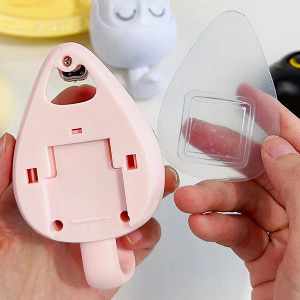 Home Cartoon Creative Cat Hook Cute Macaron Blinking Eyes Punch Free Traceless Hook Coat Hat Sundry Storage Hook