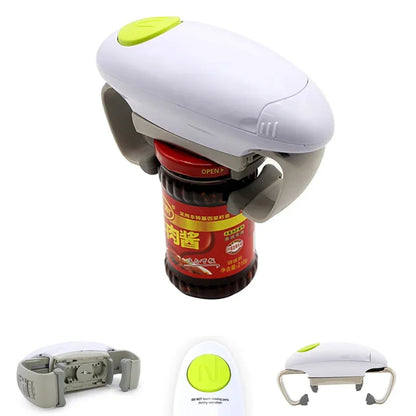 Yazijico™  Electric Can Bottle Lid Opener Binaural One-key Automatic - Yazijico™ 