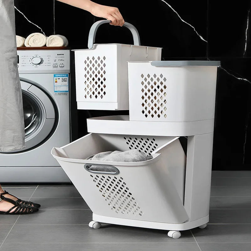 Yazijico™ Universal wheel design laundry basket - Yazijico™ 