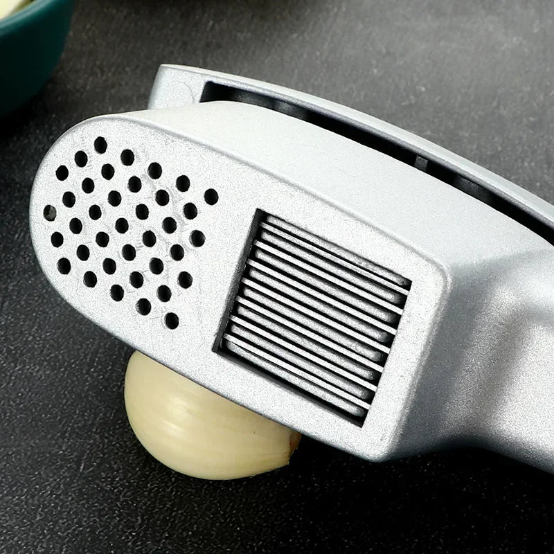 2 In 1 Multifunctional Garlic Press Garlic Slicer Zinc | Yazijico™