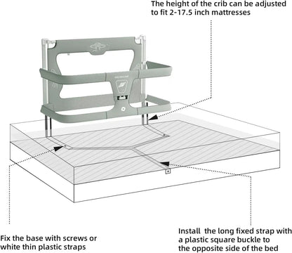 Yazijico™ Baby Bed Guardrail Simple and Lightweight - Yazijico™ 