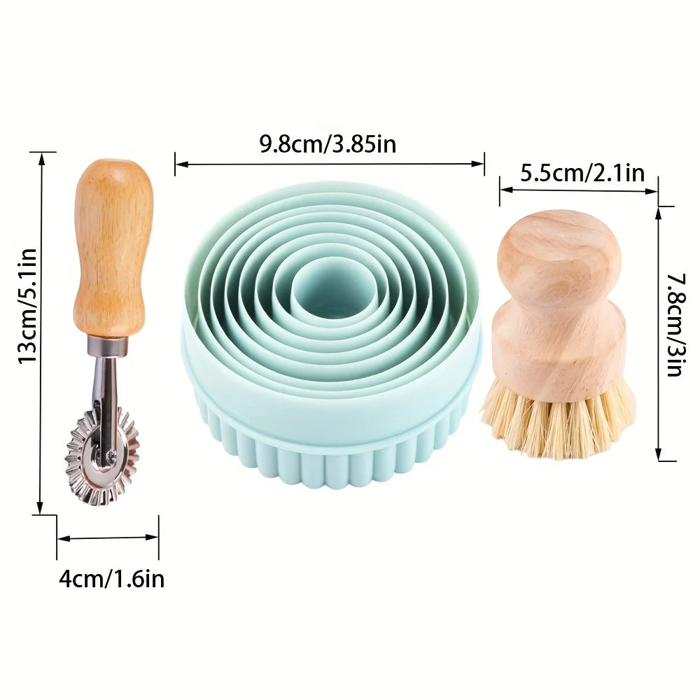 Wooden Christmas Embossed Rolling Pin For Pastry Baking | Yazijico™ 