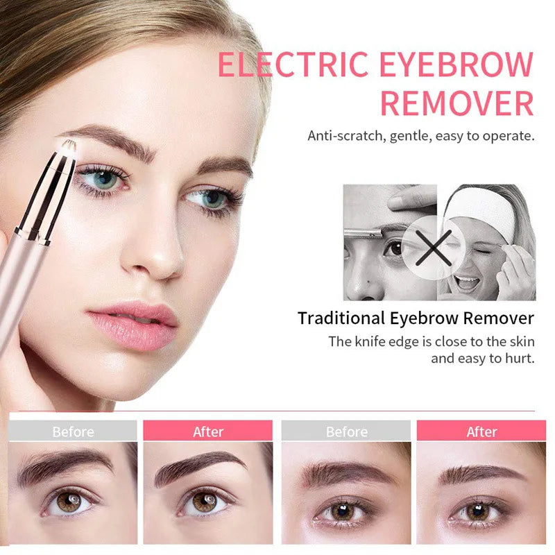 Womens Electric Eyebrow Trimmer Eye Brow | Yazijico™