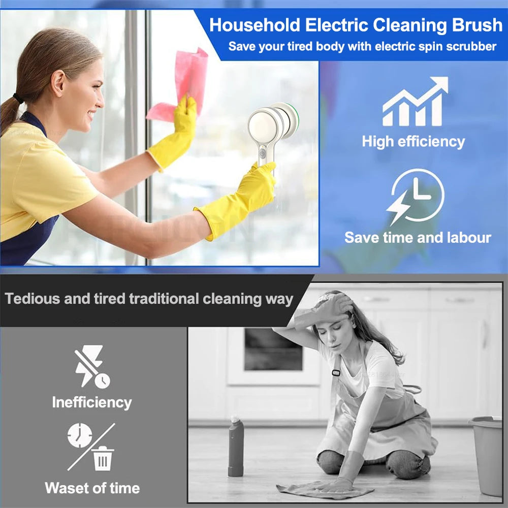 Yazijico™ Wireless Electric Cleaning Brush - Yazijico™ 