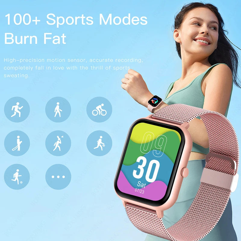 Smart Watch Women Custom Dial Smartwatch For Android | Yazijico™