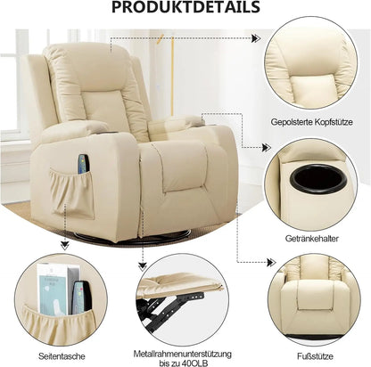 Yazijico™ Recliner Chair Massage Rocker - Yazijico™ 