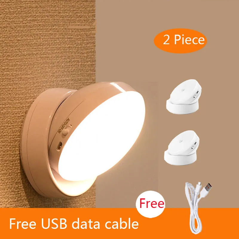 Motion Sensor Light Wireless Lamp USB Rechargeable | Yazijico™ 