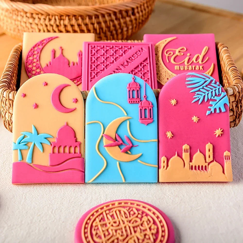 Cake Decorating Tools Ramadan Cookie Press Stamp | Yazijico™  