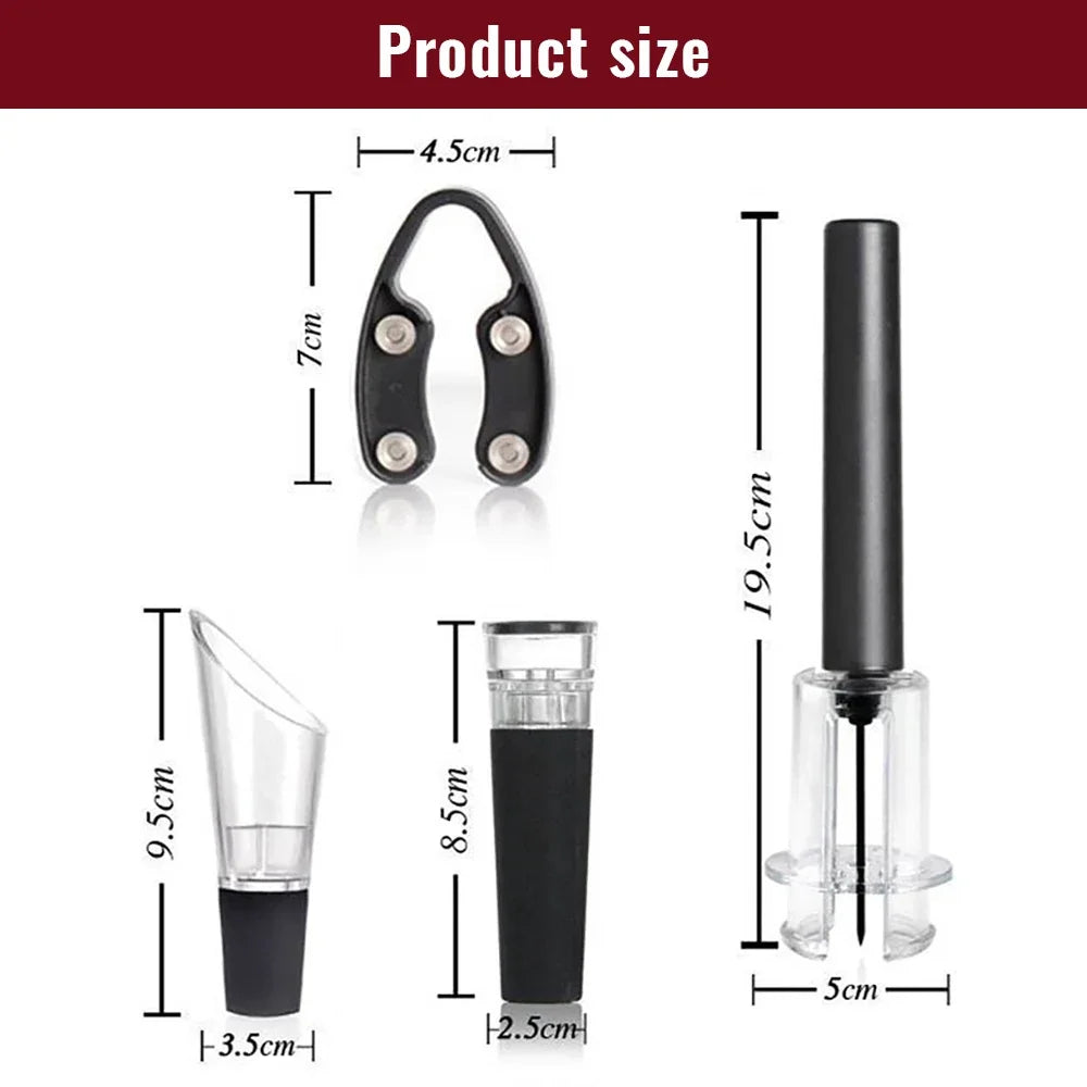 Wine Bottle Opener Air Pressure Vacuum 