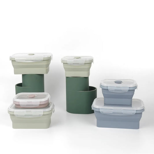 Lunch Box  Folding Bowl Outdoor Silicone | Yazijico™ 