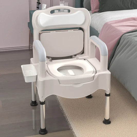 Toilet Stool Multifunctional Elderly Bathroom Chair Lift Adjustment Shower Chair Safe Stable Bathroom Furniture