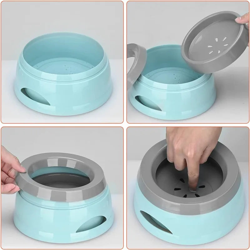 Pet Bowls Floating Not Wetting Mouth