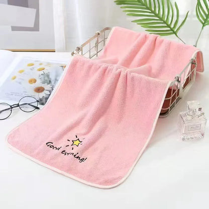 Cute Baby Towel Coral Velvet Kids Bath  Washcloth  | Yazijico™